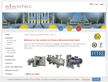 Tablet Screenshot of elwatec.com